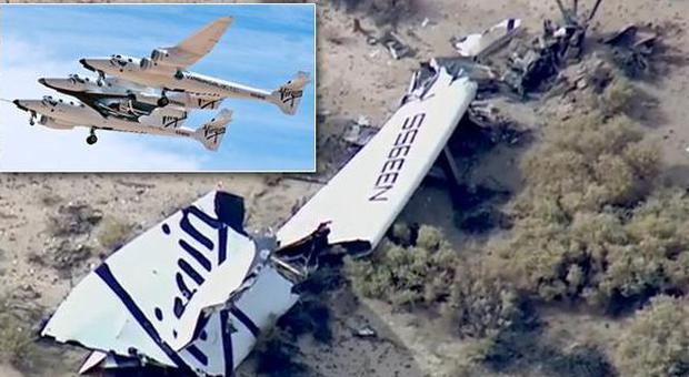 Navetta spaziale Virgin si schianta al suolo, morto il pilota. Doveva portare turisti in orbita