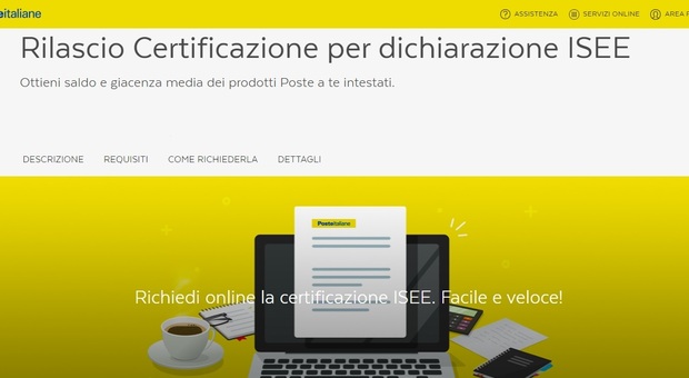 Poste Italiane: a Roma e provincia già disponibili online i dati 2020 per la richiesta Isee 2022