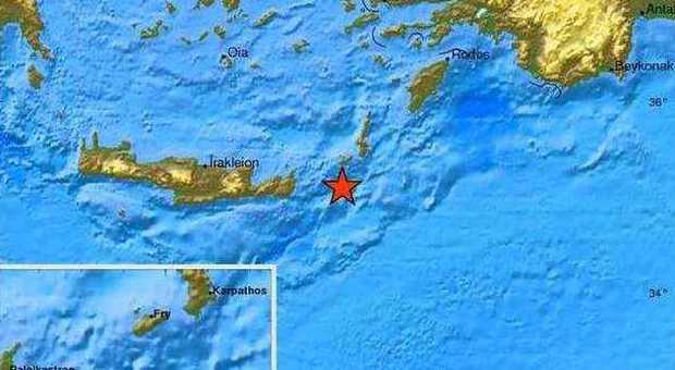 Forte sisma di magnitudo 6.1 al largo delle Coste di Creta, scatta l'allerta