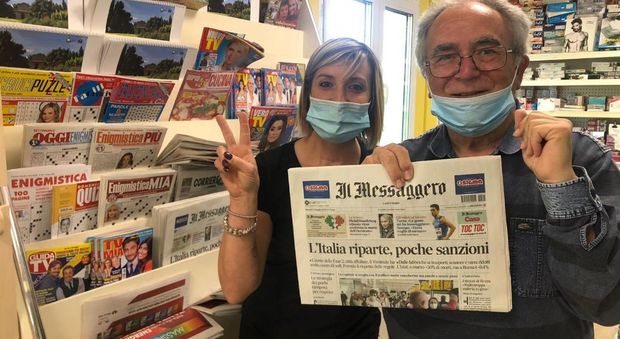 Rieti, coronavirus, Social Market punto di riferimento in Sabina: «La gente ha voglia di leggere, bene quotidiani ed enigmistica»