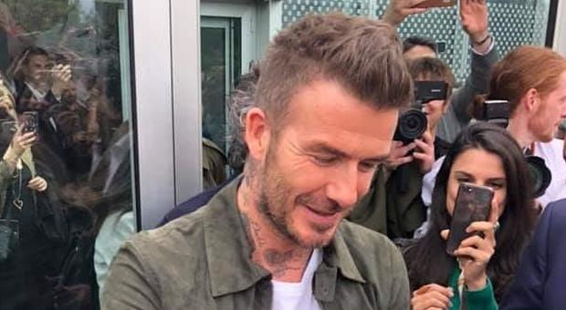 Beckham a Padova per firmare un mega-accordo con un'azienda di occhiali