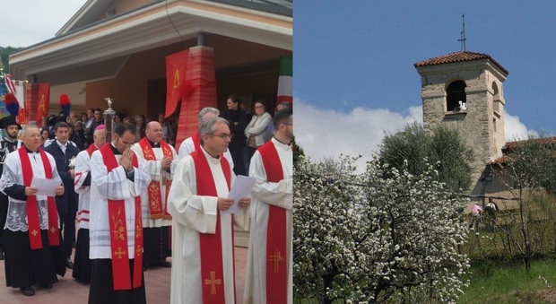 Il velo di Sant'Agata accompagnato da tremila fedeli con il vescovo Pizziol alla "sua" chiesetta