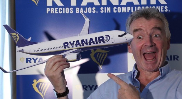 Alitalia, O'Leary: «Verso vendita a pezzi, Ryanair interessata alla flotta»