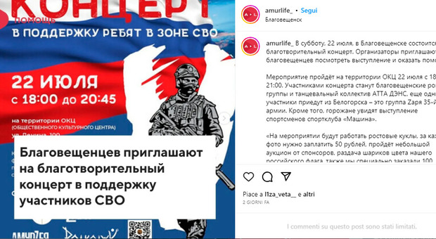 Russia, concerto di beneficenza per acquistare «sacchi per cadaveri» per i soldati in guerra: il post choc