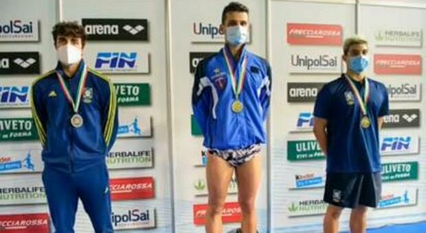 Il campione italiano assoluto dei 400 stile libero Matteo Ciampi