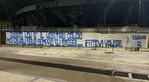 Juventus-Napoli, l'urlo degli ultras: «Il rivale è lo stesso, fatevi valere»