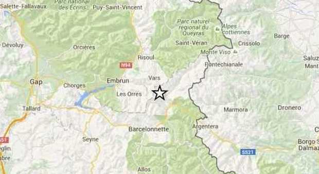 Terremoto, ancora una scossa in serata al confine tra Italia e Francia