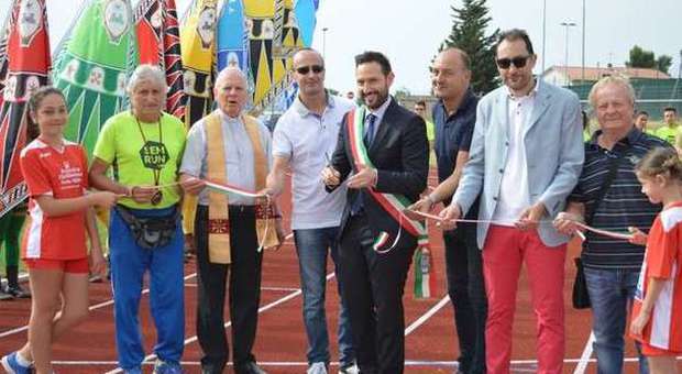 A Sant'Elpidio a Mare inaugurata stamane ​la nuova pista d'atletica