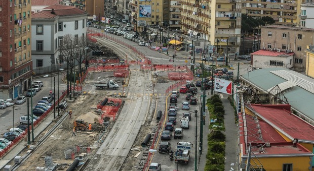 Napoli, nuove modifiche al cantiere di via Marina