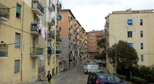 Un'immagine di via Zorli a Macerata