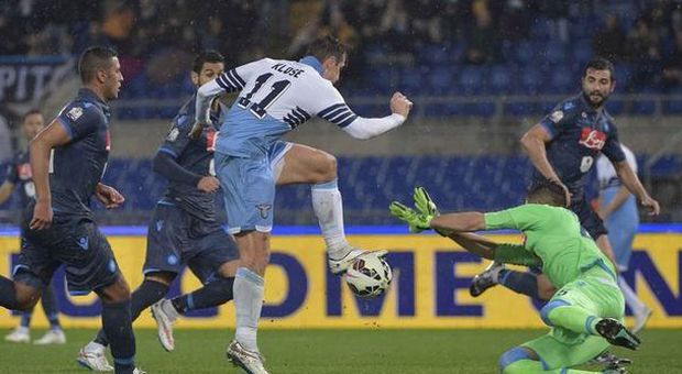 Coppa Italia, Lazio-Napoli 1-1: show all'Olimpico, a Pioli non basta Klose