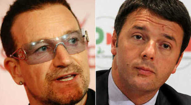Bono Vox scrive a «Mateo» Renzi: «Stai rinsaldando la grande creatività degli italiani»