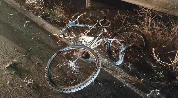 La bicicletta distrutta