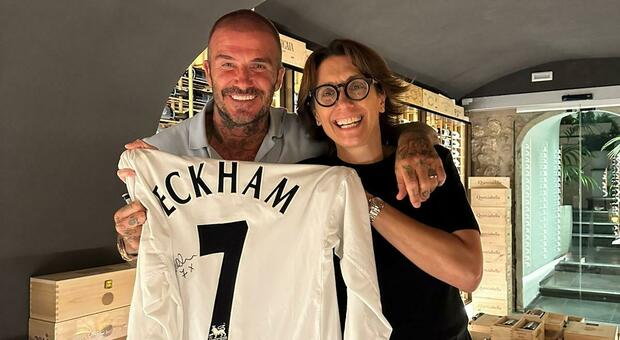 immagine Capri, David Beckham cena in versione familiare al Ristorante Aurora