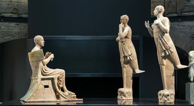 Le sculture "Orfeo e le Sirene" tornano a Taranto, mercoledì il ministro Sangiuliano al Marta