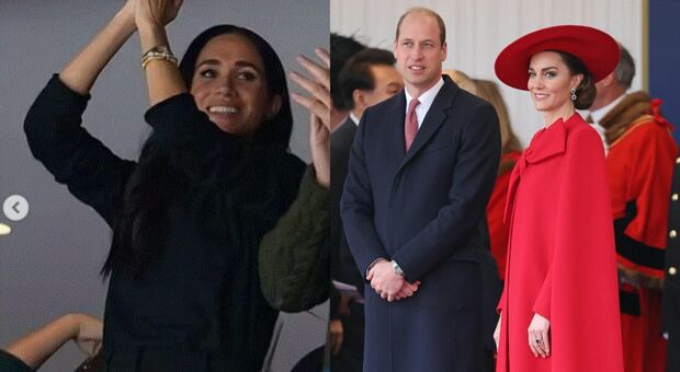 Kate Middleton e Meghan Markle, sfida a colpi di look: una con gli orecchini di Diana, l'altra sfoggia un outfit da 140mila euro
