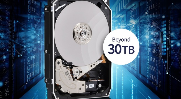 Toshiba annuncia un Hard Disk Drive con una capacità di oltre 30 terabyte