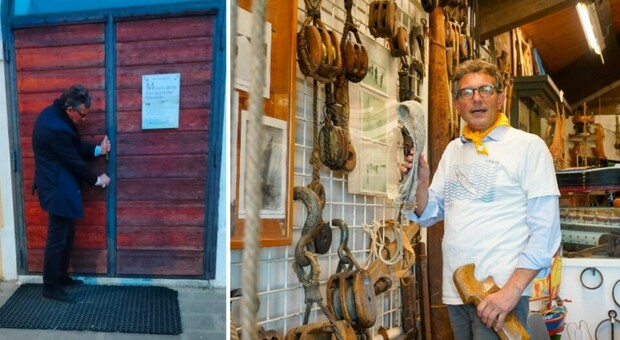 Museo della Navigazione, l'ultimo giorno di Ulliana. L'ex gestore barricato contro lo sfratto voluto dal Comune: «Ho chiamato i carabinieri»