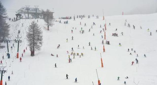 Boom di sciatori sulle piste: 200mila a febbraio, è record