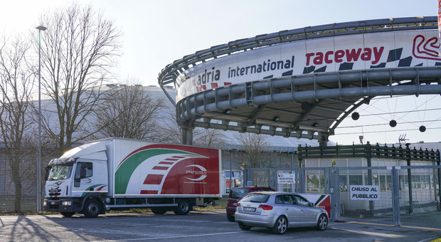 L'ingresso dell'Adria International Raceway