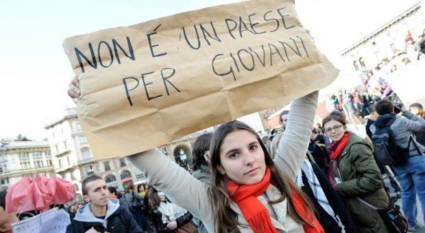 L'Europa torna a crescere, l'Italia no: aumenta la disoccupazione giovanile