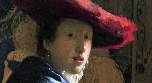 Johannes Vermeer, Ragazza con il cappello rosso