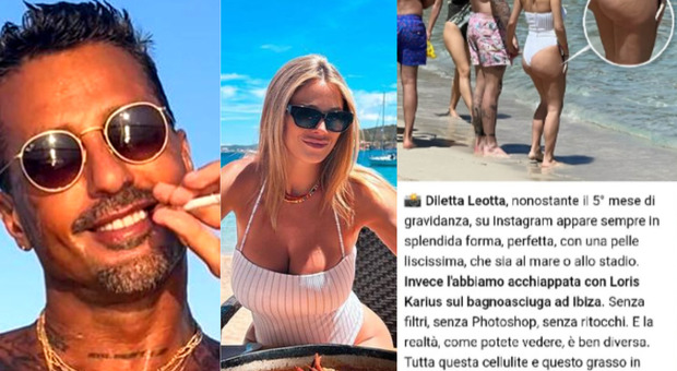 Fabrizio Corona contro Diletta Leotta incinta: «Perfetta in gravidanza? Tutta questa cellulite e questo grasso in eccesso sui social non c'è»