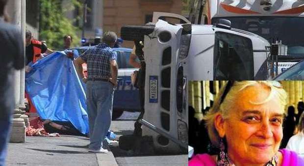 Travolta e uccisa da un furgone a Roma, l'ira dei residenti: «In centro velocità killer»