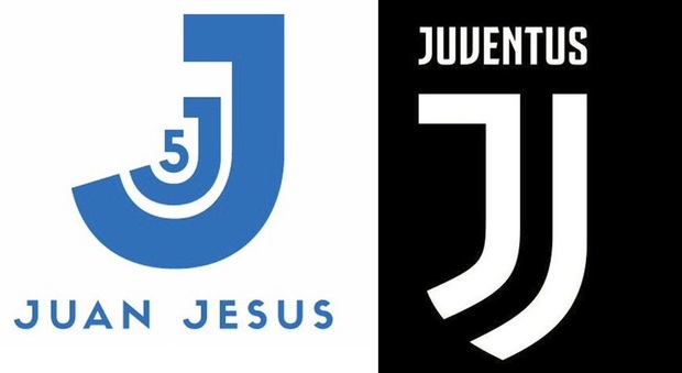 Roma, Juan Jesus ironizza sul logo della Juve: «Un copia e incolla del mio»