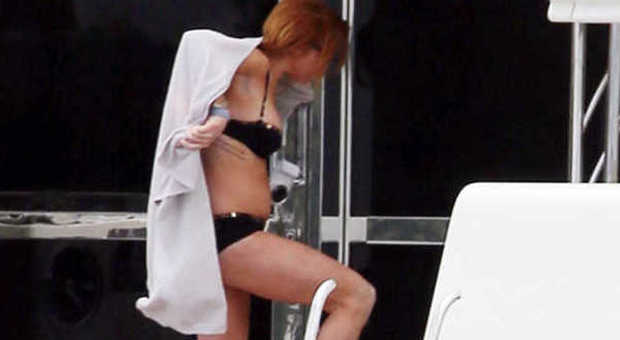Lindsay Lohan, vacanza top secret a Ischia