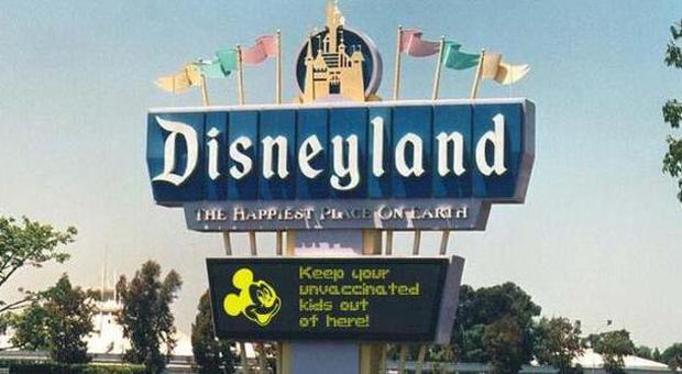 Epidemia di morbillo a Disneyland, vietato l'ingresso ai non vaccinati