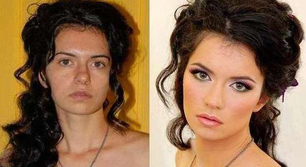 La bellezza è un trucco: prima e dopo l'intervento del make up artist