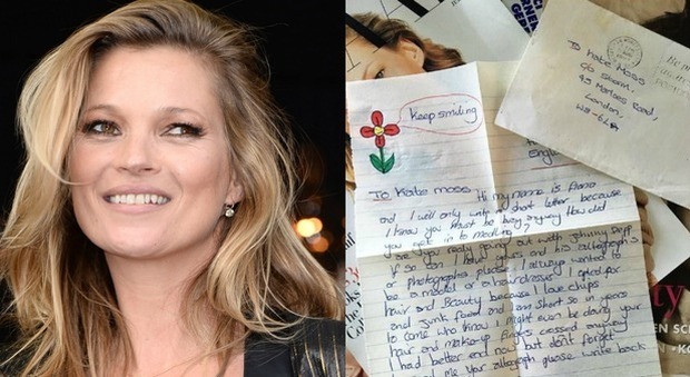 Kate Moss risponde alla lettera dopo 23 anni: «Scusa per l'attesa»