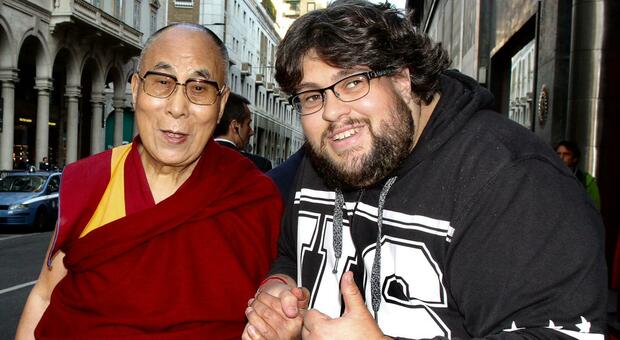 Riccardo Scalise con il Dalai Lama