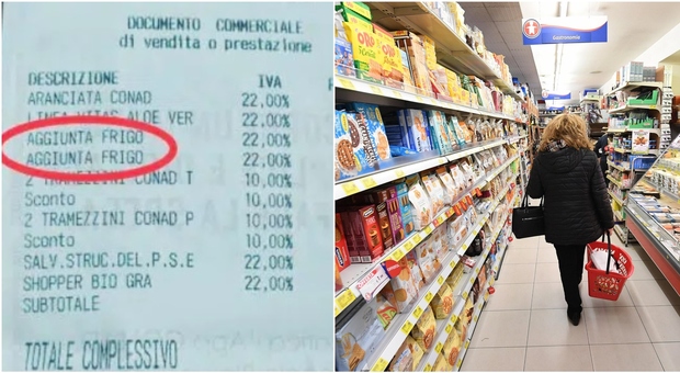 «Frigo tax» sugli scontrini dei supermercati a Roma, spunta il sovrapprezzo per le bevande fredde
