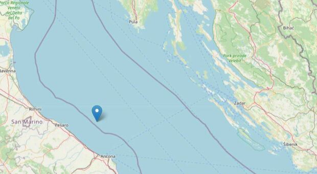 L'Adriatico trema ancora, doppia scossa (lieve) di terremoto