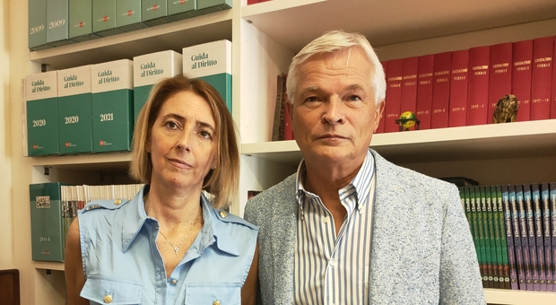 Stefania Paoletti con l'avvocato Federico Capraro