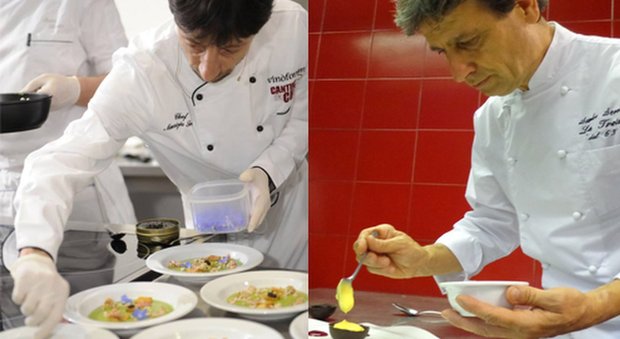 Rieti, il premio «Castagna d'Oro» assegnato ai fratelli Serva i pluristellati chef reatini