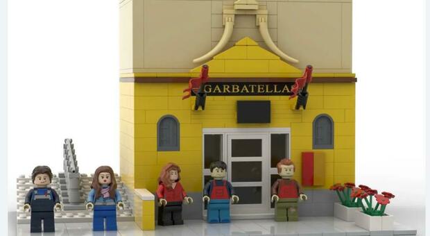 Il bar dei Cesaroni alla Garbatella può diventare una costruzione Lego: ma servono 10mila like