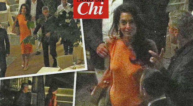 George Clooney sposo-papà: ecco le foto della fidanzata Amal col pancino