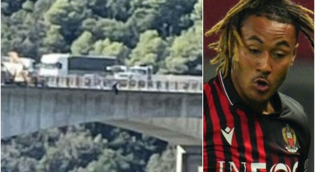 Nizza, il giocatore Beka Beka minaccia il suicidio da un ponte per una delusione sentimentale. Il club: «Siamo con lui»