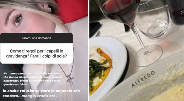 Chiara Nasti incinta, mangia crudo e beve vino: «Non sto attenta come le mamme esaurite»