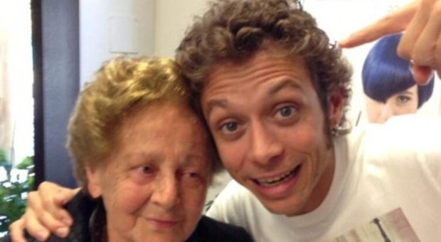 Valentino Rossi e la nonna Denise