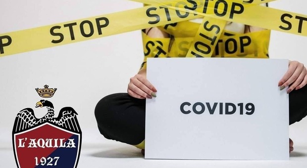L'Aquila Calcio, 5 casi di Covid tra i tesserati: stop agli allenamenti