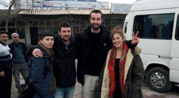 Alessandro Dus e Marco Sandi a Kobane
