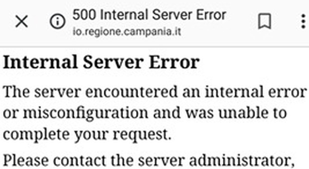 Il sito web del Consiglio regionale è offline da giorni, l'ira di Borrelli: «Inaccettabile»