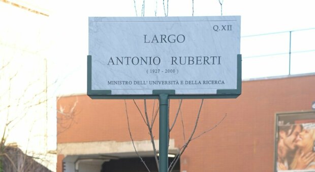 Roma, inaugurato Largo Antonio Ruberti dedicato al grande ricercatore e rettore de La Sapienza