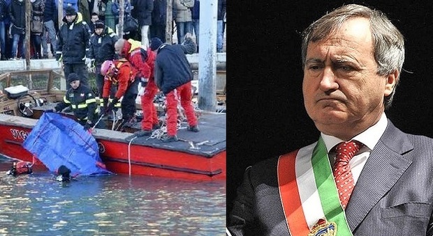 Il recupero del corpo del profugo suicida e il sindaco Luigi Brugnaro