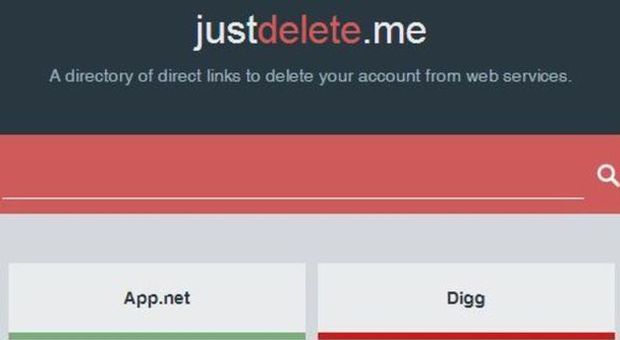 Privacy, arriva Justdelete.me: il sito che ti aiuta a cancellarti dal web (senza fare miracoli)