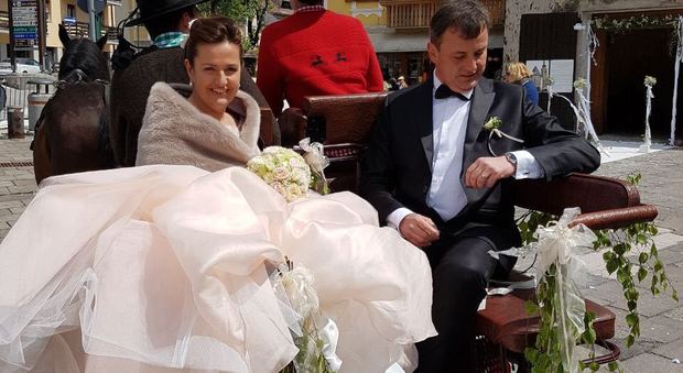 Fiori d'arancio a Tarvisio, si è sposato il sindaco Renato Carlantoni